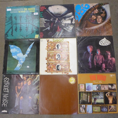 676 - Fifteen late 1960s/early 1970s LP records including Lord Sutch and Heavy Friends, The Who, Cream, Th... 
