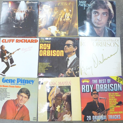 712 - LP records from the 1960s and 1970s including Blondie, Twiggy, Boney M, etc., (40 no.)