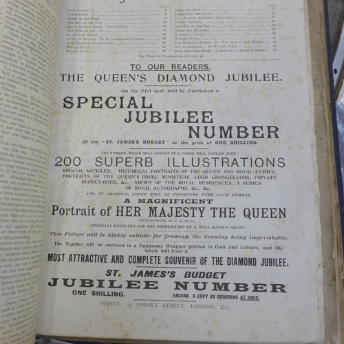 729 - A hard bound volume of Illustrated Papers, 1892-1900 and three special copies of The Illustrated Lon... 