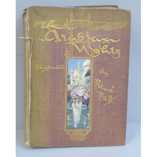 745 - An Arabian Nights book with illustrations by Rene Bull, London, Constable & Co. Ltd. 1912, spine a/f