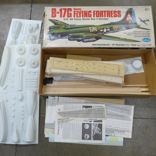 761 - A Guillow's Flying Fortress balsa kit