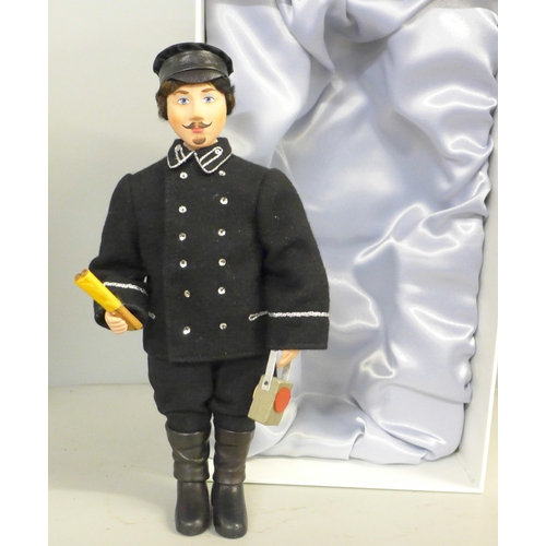 766 - A doll of a Russian station master, 1960s/1970s in original box