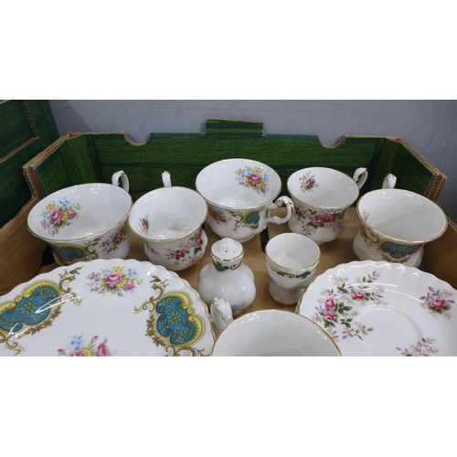 779 - Royal Albert Lavender Rose, Berkeley and other teawares **PLEASE NOTE THIS LOT IS NOT ELIGIBLE FOR I... 