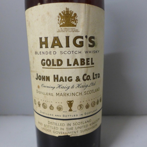 790 - A Haig's Gold Label bottle of whisky