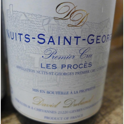 815 - Five bottles of David Dubard Nuits-Saint-Georges 1996 and a bottle of Georges Glantenay and Fils Mai... 