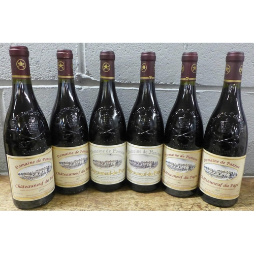 816 - Chateauneaf du Pape, Domain de Panisse, two 1996 and four 1997