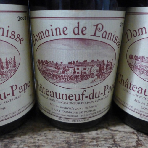 820 - Chateauneuf du Pape, Domain de Panisse, 6 x 2003