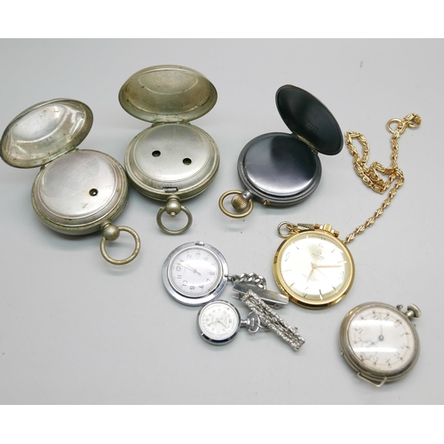 915 - A Mortima dress pocket watch and other watches