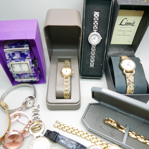 948 - Assorted lady's wristwatches