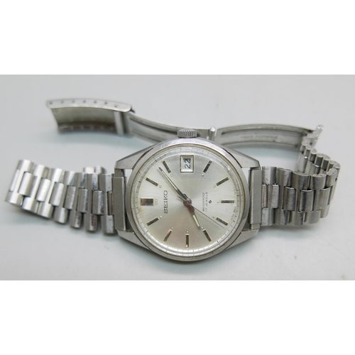 954 - A gentleman's Seiko 17 jewels date wristwatch