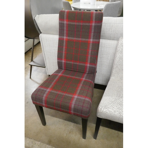 1437 - Three upholstered side chairs