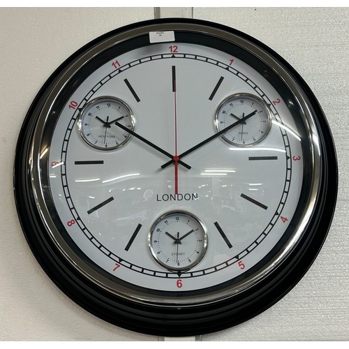 1341 - A multi dial clock with convex face