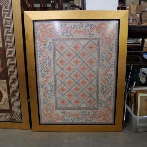 269 - Two large framed tapestries