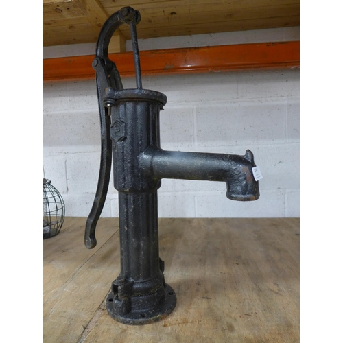 2240 - A vintage cast metal water pump