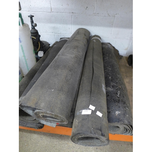 2245 - 6 Rolls of roofing felt - different lengths