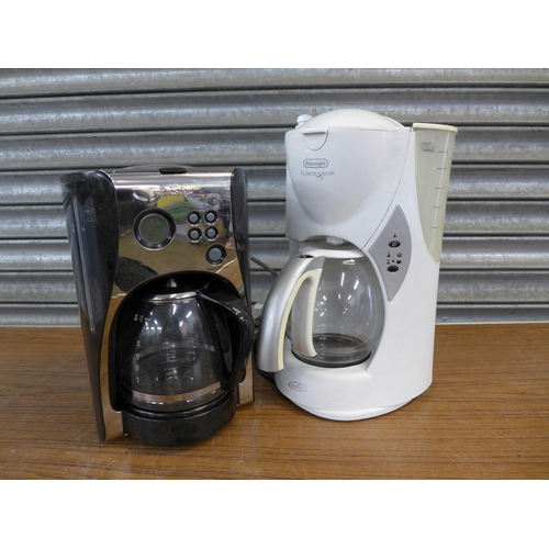 2312 - Two filter coffee machines; a Delonghi Flavor Savor and a Prestige