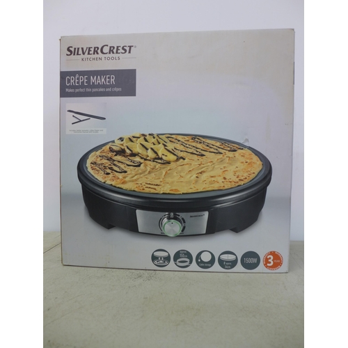 2331 - A Silver Crest crepe maker - unused in box