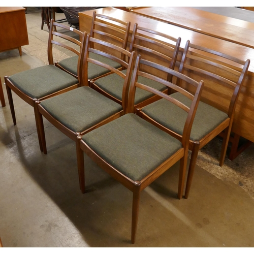 20 - A set of six G-Plan Fresco teak dining chairs