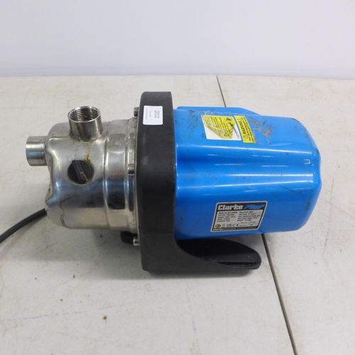 2012 - A Clarke pump, model BPT1200SS 240v water pump