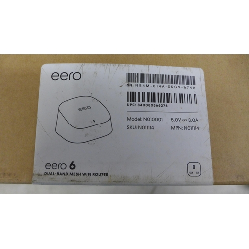 2075 - An Eero 6 dual band mesh wi-fi router - boxed