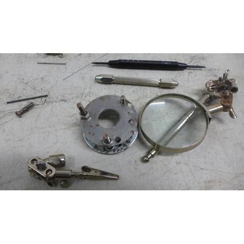 2084 - A small amount of watch repair tools