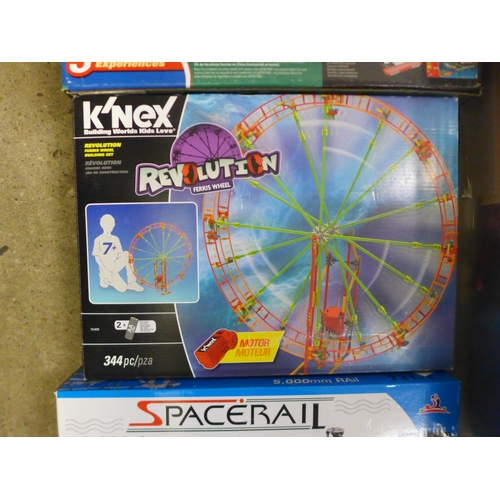 2086 - A large amount of K'Nex building kits including Infinity Journey Roller Coaster, Stem Explorations S... 