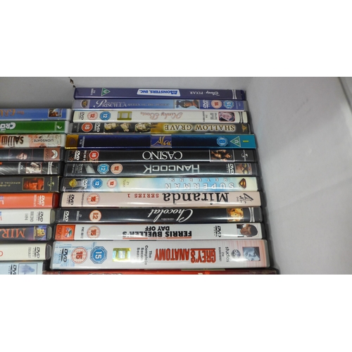 2087 - A collection of 3 boxes of assorted DVDs and Blu-Rays