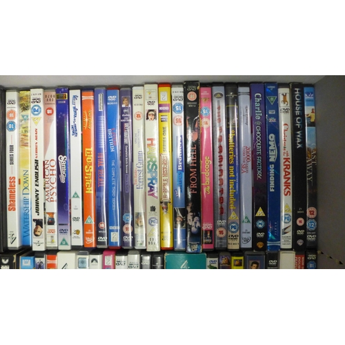 2087 - A collection of 3 boxes of assorted DVDs and Blu-Rays