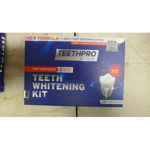 2088 - 10 Teethpro by Eclat Quick and Easy Teeth Whitening Kits - boxed, sealed and unused