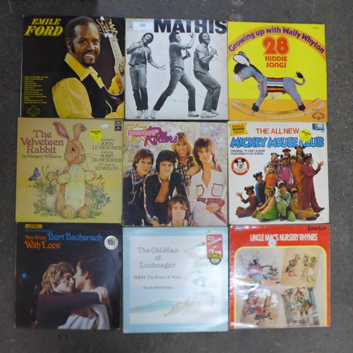 2131 - 2 Boxes and a bag of LP records (approx. 300 in total) including box sets, 1960s, 70s and 80s