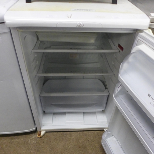 2160 - A Hotpoint Iced Diamond (RLAV21) under counter fridge