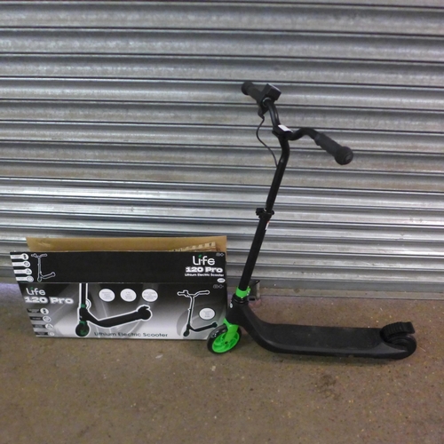 2178 - A Life 120 Pro electric scooter complete with charger and box, unused  - RRP £139