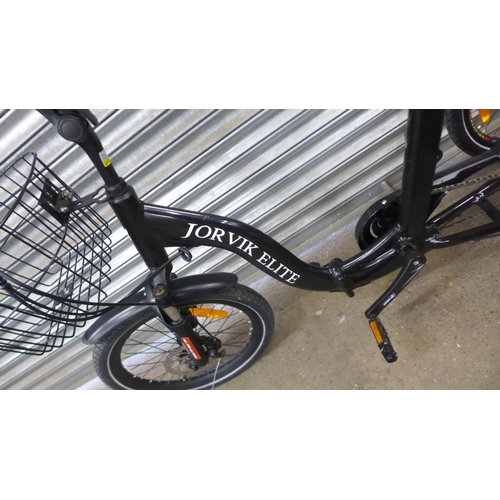 2180 - A Jorvik Jet-1 Elite low step through folding tricycle complete with information booklet and tool se... 