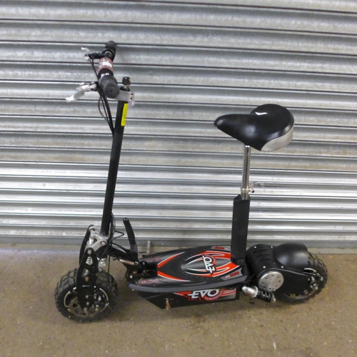 2182 - Evo Powerboards 800w off road electric scooter with key - no charger - Police repossession