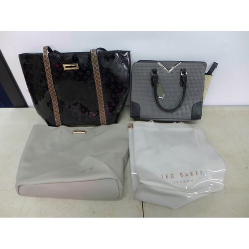 A selection of women's handbags including Ted Baker, Atmusfear and Top ...