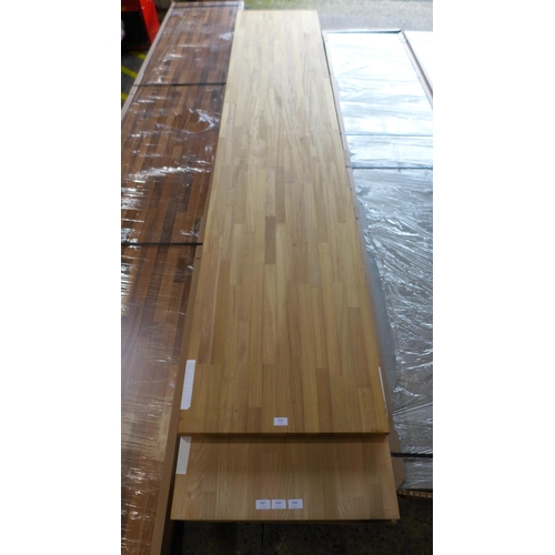 3067 - Solid Oak Worktop, 3000x602x40 Original RRP  £788.33 inc. vat (441-21)  * This lot is subject to vat