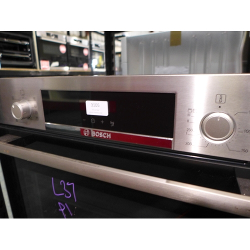 3105 - Bosch Serie 4 Pyrolytic Single Oven - Model no. HBS573BS0B - H595xW594xD548 Original RRP  £749 inc. ... 