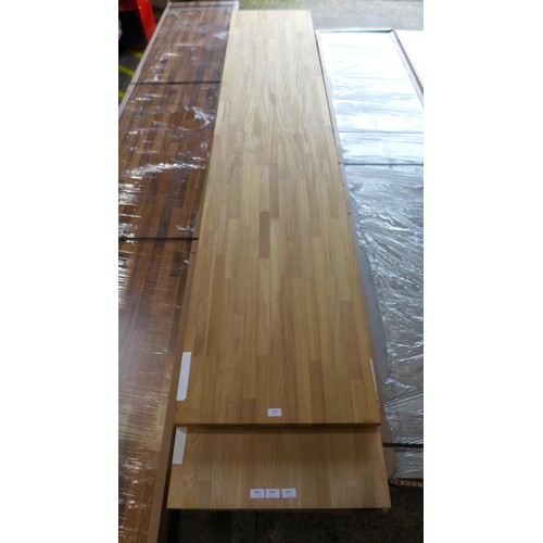 3068 - Solid Oak Worktop, 3000x602x40 Original RRP  £788.33 inc. vat(441-22)  * This lot is subject to vat