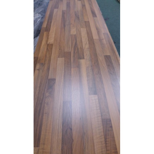 3074 - 3050x600x38mm Walnut Effect Worktop - Model no. WO.TP.WBE.300.600.U  , Original RRP  £260.00 inc. va... 