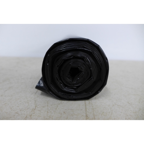 2355 - A box of 19 rolls of heavy duty black bin bags * this lot is subject to VAT