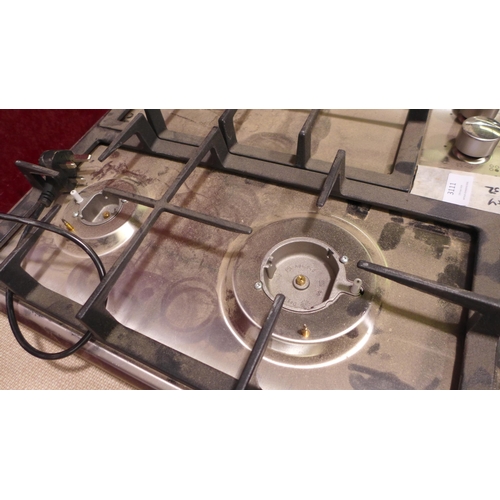 3111 - AEG  4-Burner Gas Hob - Model: HGB64200SM  H40xW595xD510, Original RRP  £249.17 inc. vat (441-214)  ... 