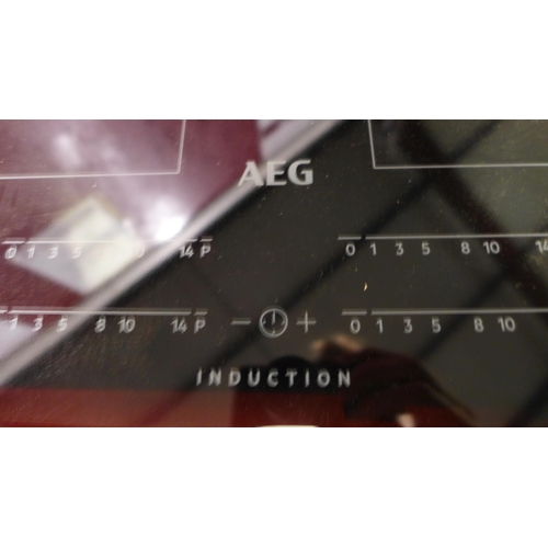 3120 - AEG 4-Zone Flexinduction Hob  - Model no. IKE64450FB (Chipped Edge) H44xW590xD520 Original RRP  £499... 