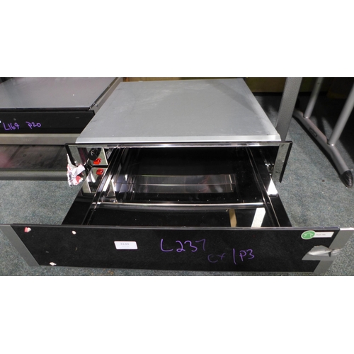 3139 - Samsung Black Glass Warming Drawer - Model: NL20J7100WB *This lot is subject to VAT