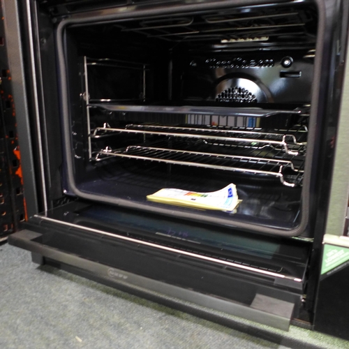 3142 - Neff  N70 Single Multifunction Pyrolytic Oven with Slide & Hide - Model: B54CR71G0B H595xW596xD548, ... 