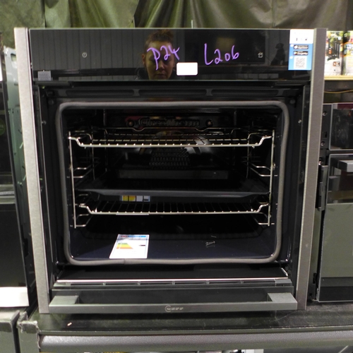 3151 - Neff N90 Single Multifunction Pyrolytic Oven with Steam - Slide & Hide - Model B64VS71GOB   , Origin... 