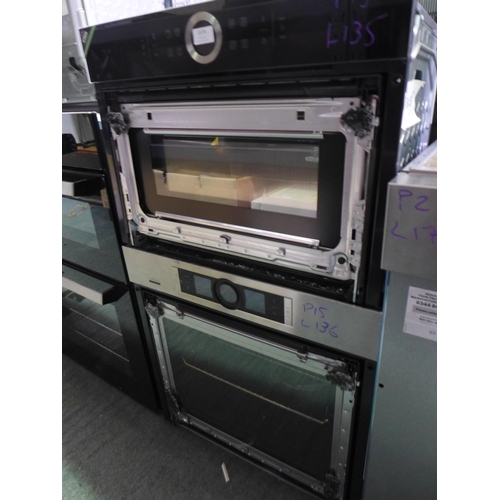 3174 - Two Damaged Bosch Single Combi Ovens (441-135,136)  * This lot is subject to vat