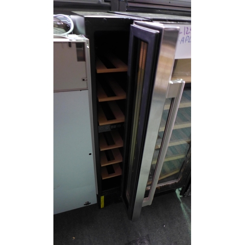 3179 - Viceroy under counter wine cooler H870xW148xD570 - model no. WRWC15SS, Original RRP £499.47 inc. vat... 