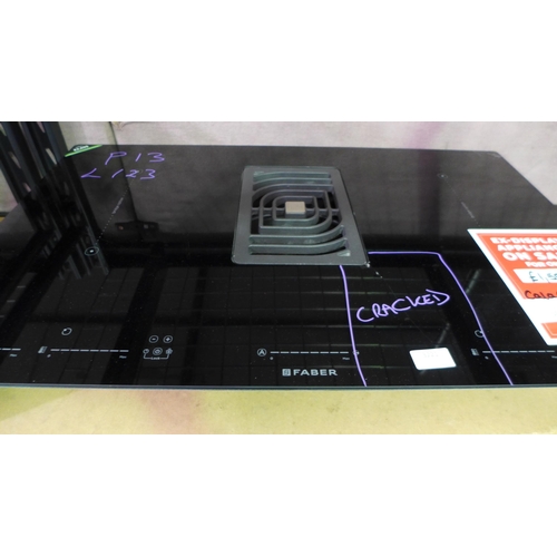 3221 - Faber Galileo FlexInduction 4-Zone Venting Hob (cracked glass) Original RRP  £2595 inc. vat (441-123... 