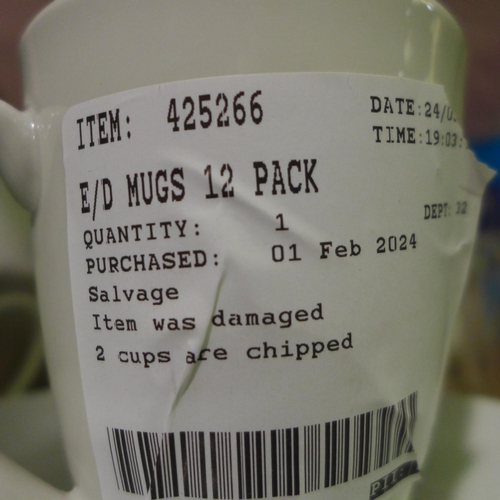 3236 - Quantity of Glass & Ceramic - Mugs & Plates   *Item is subject to VAT(319-369)