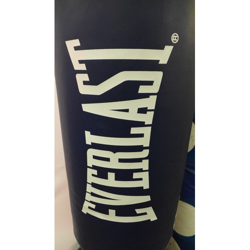 2384 - 2 Punching bags; a Ryko kick boxing bag and an Everlast RM foam punching bag